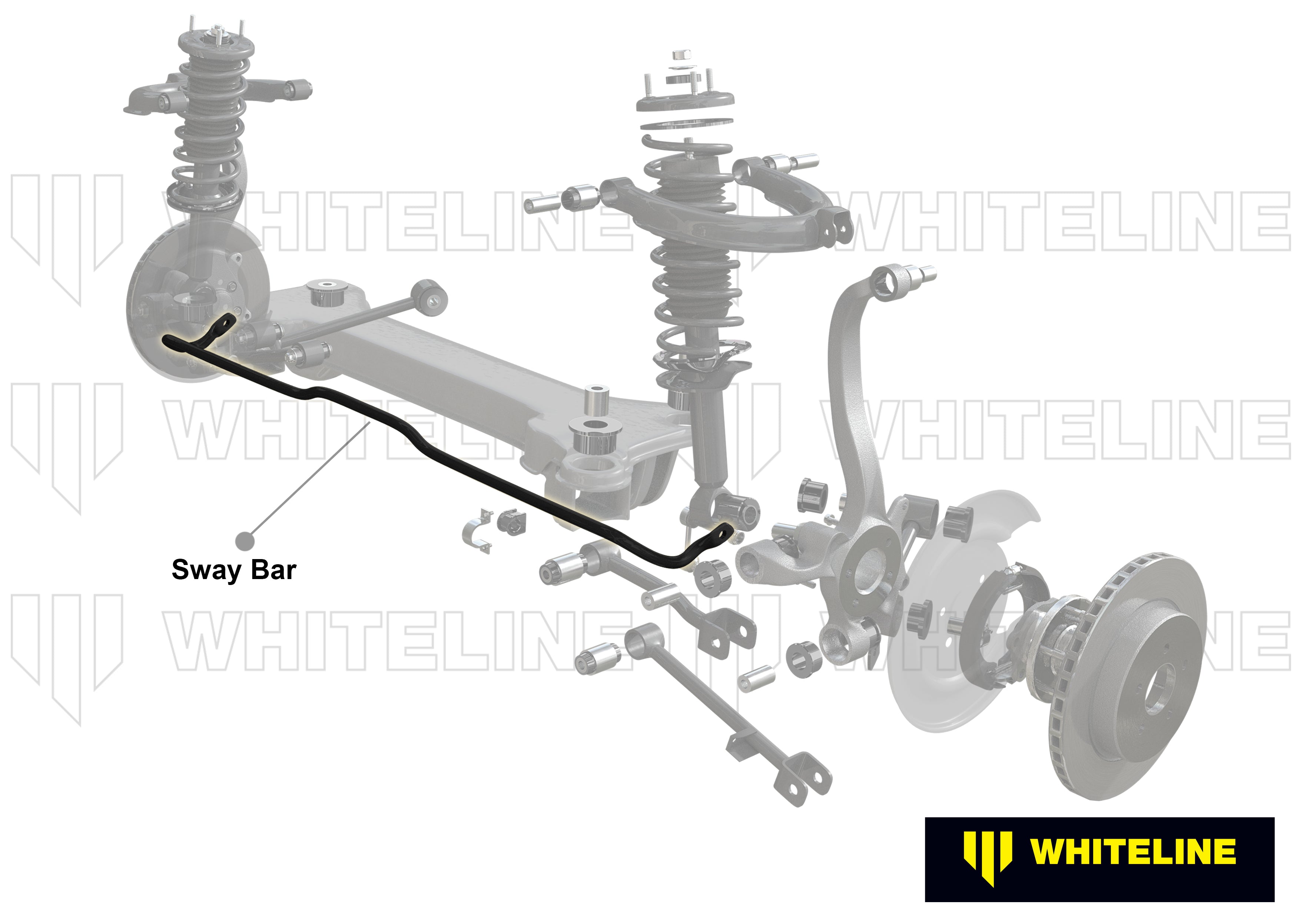 Bara stabilizatoare 22mm reglabila in 2 puncte Whiteline pentru Hyundai I30 - BHR90XXZ