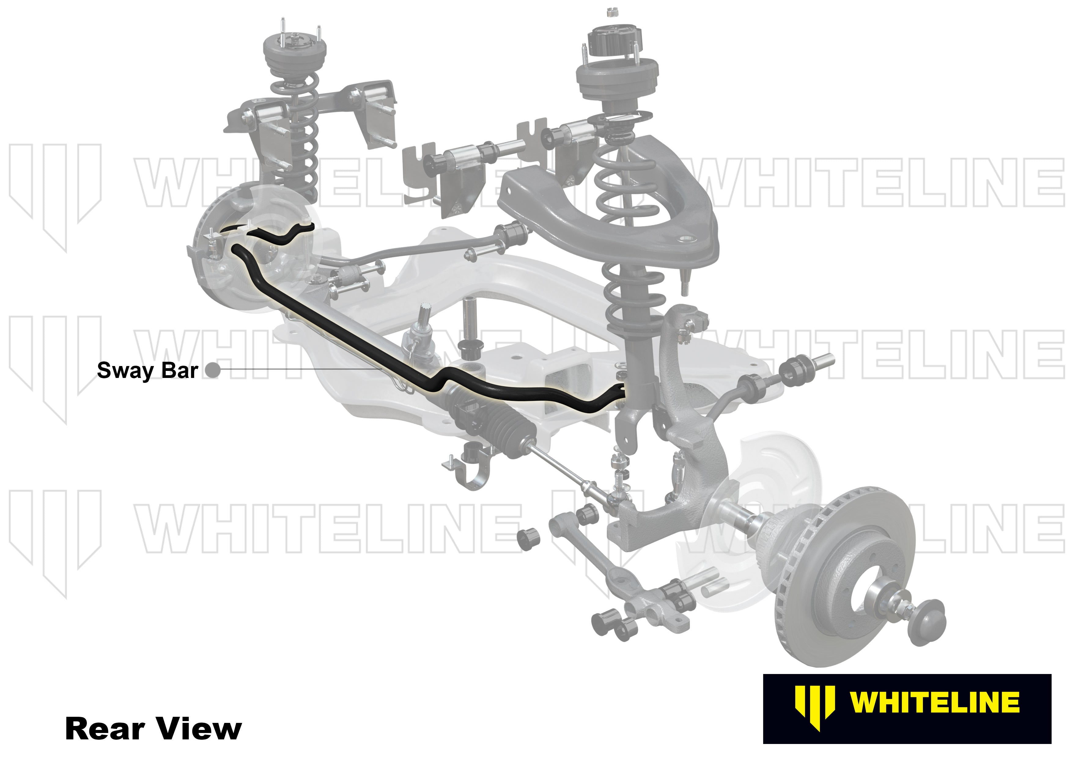 Bara stabilizatoare 33mm reglabila in 2 puncte Whiteline pentru Infiniti G / Nissan 350Z - BNF33Z