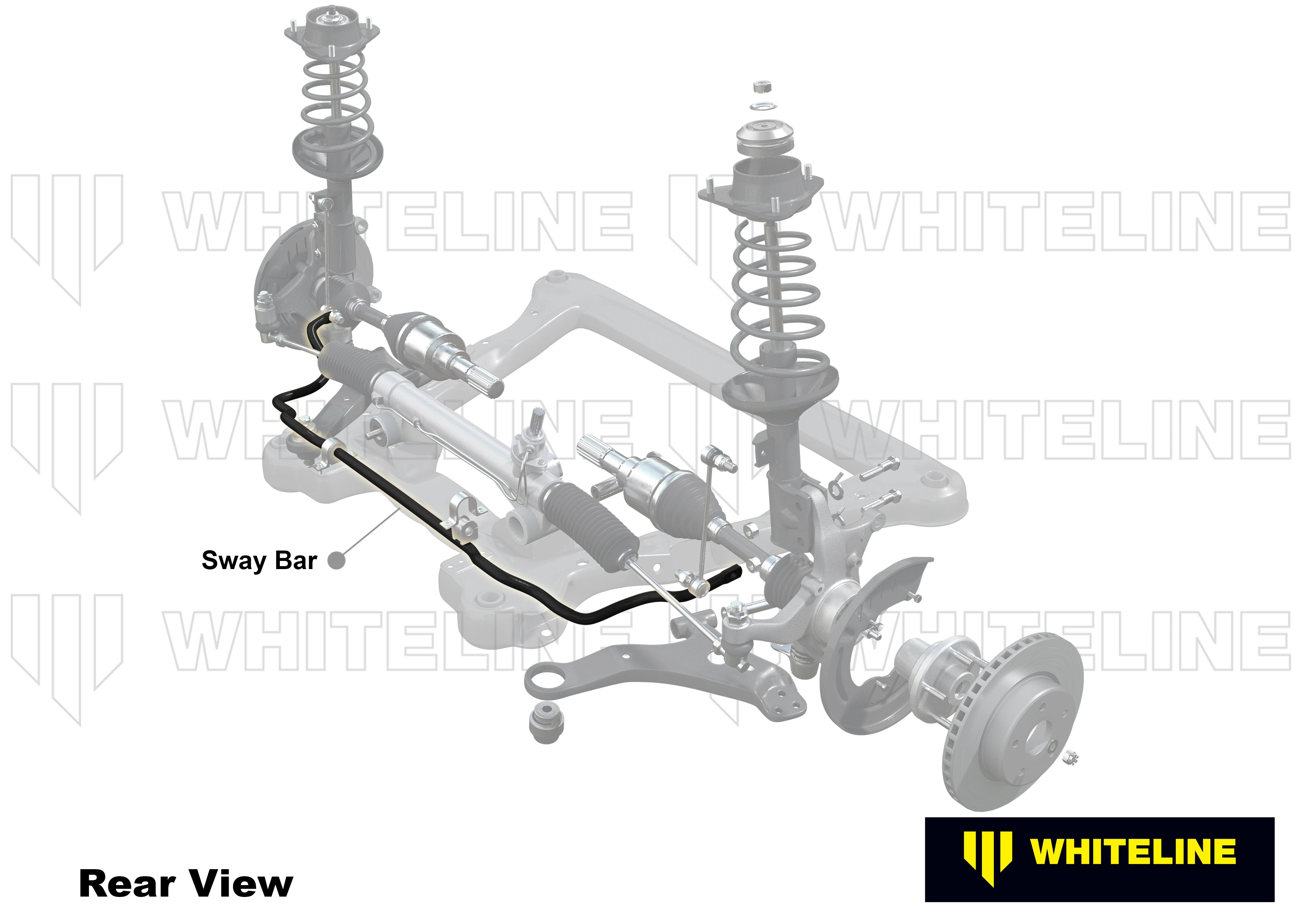 Bara stabilizatoare fixa 22mm Whiteline pentru Subaru Forester - BSF39