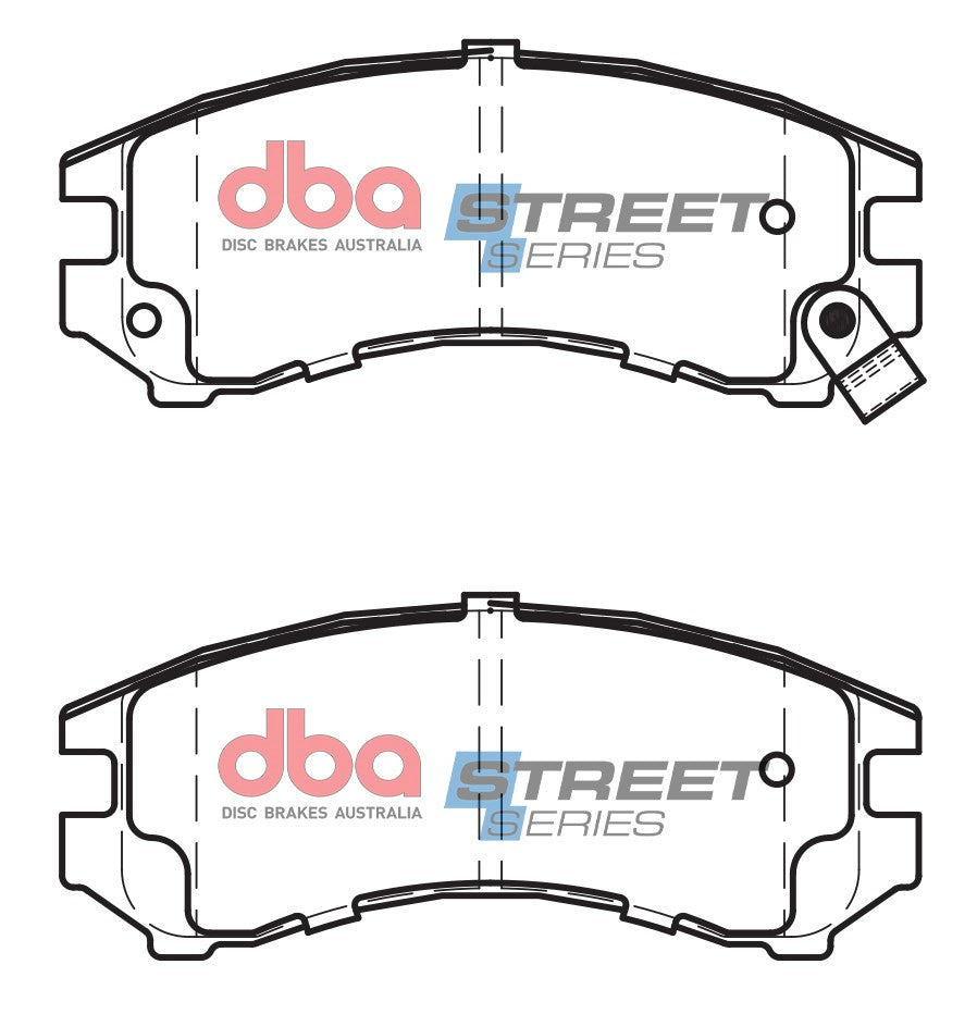 Placute Frana DBA Street Series Ceramic Fata Nissan 200SX DB1117SS