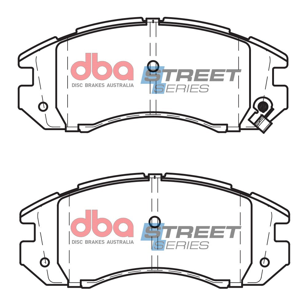 Placute Frana DBA Street Series Ceramic Fata Subaru Impreza / Subaru Legacy DB1185SS