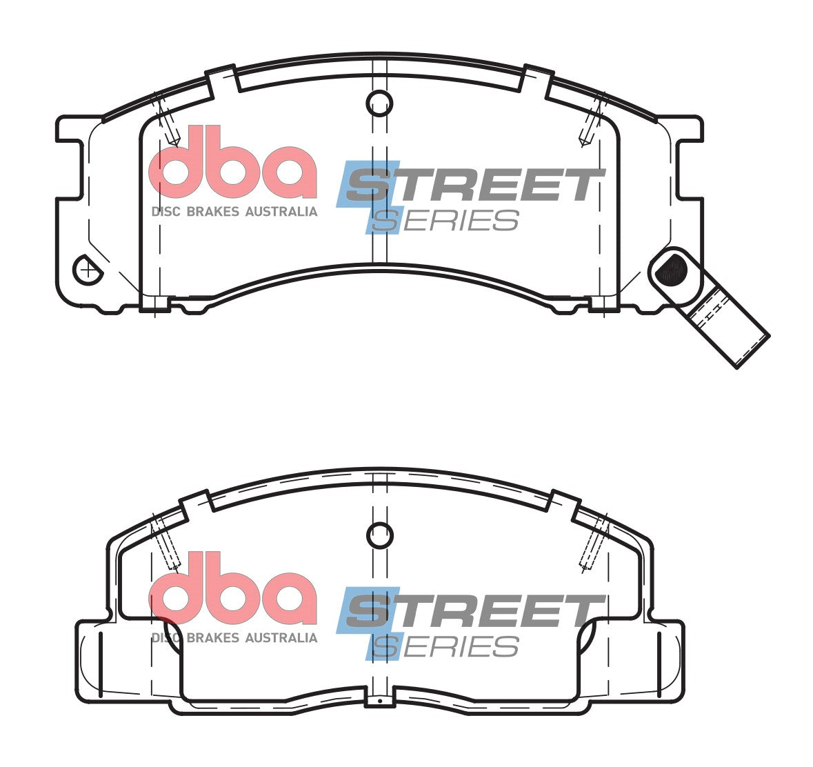 Placute Frana DBA Street Series Ceramic Fata Toyota Previa DB1215SS