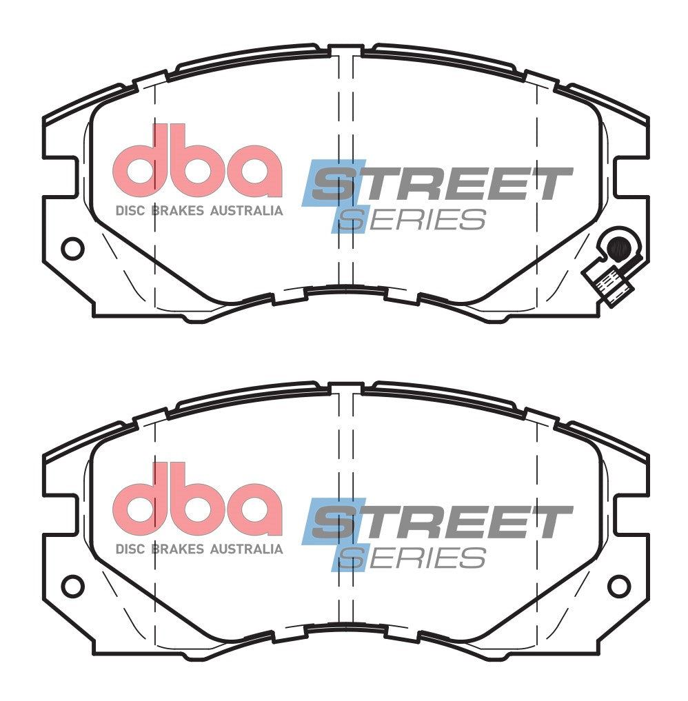 Placute Frana DBA Street Series Ceramic Fata Subaru Impreza / Subaru Legacy DB1219SS