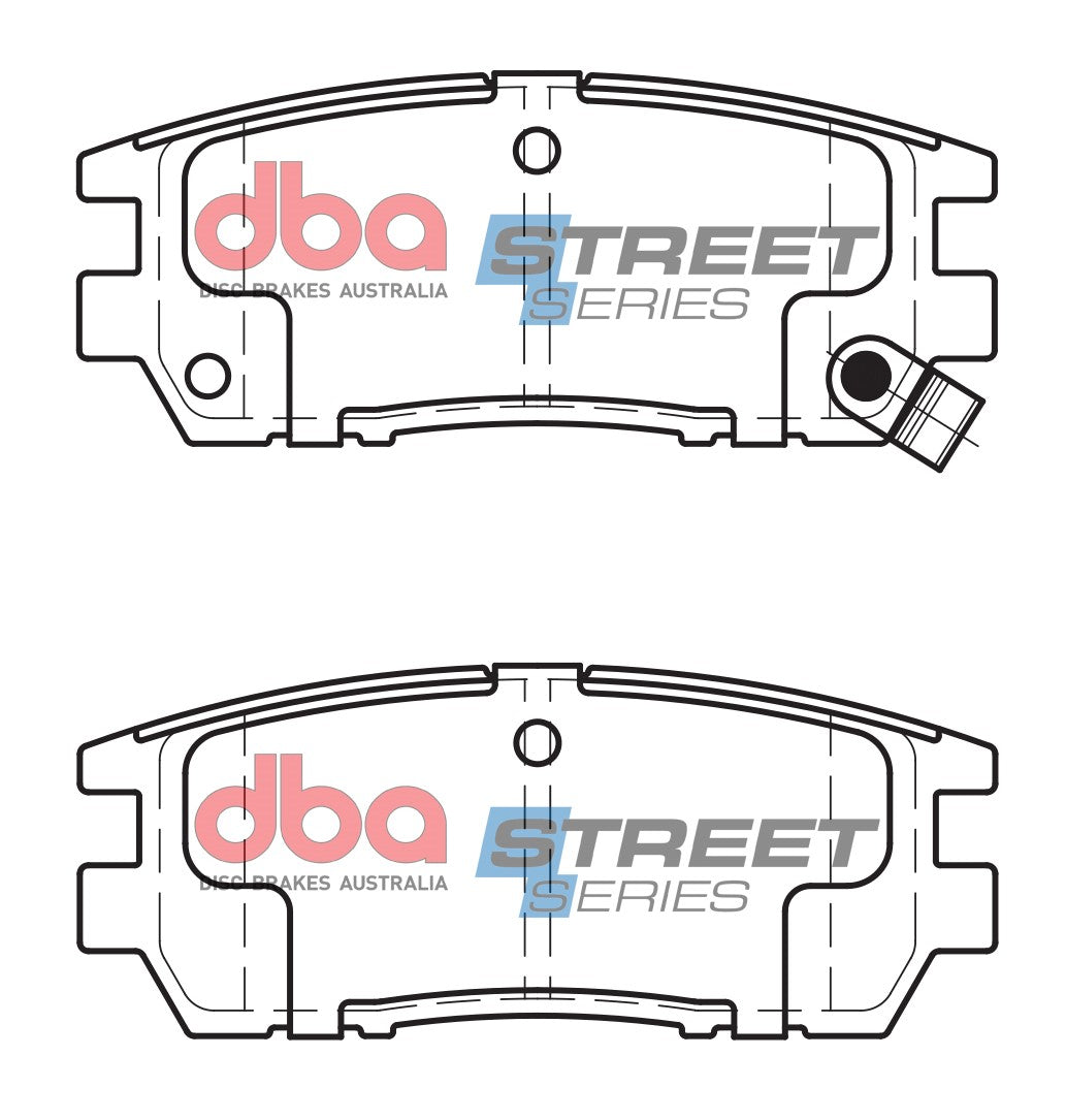 Placute Frana DBA Street Series Ceramic Spate Mitsubishi Pajero / Mitsubishi Verada DB1231SS