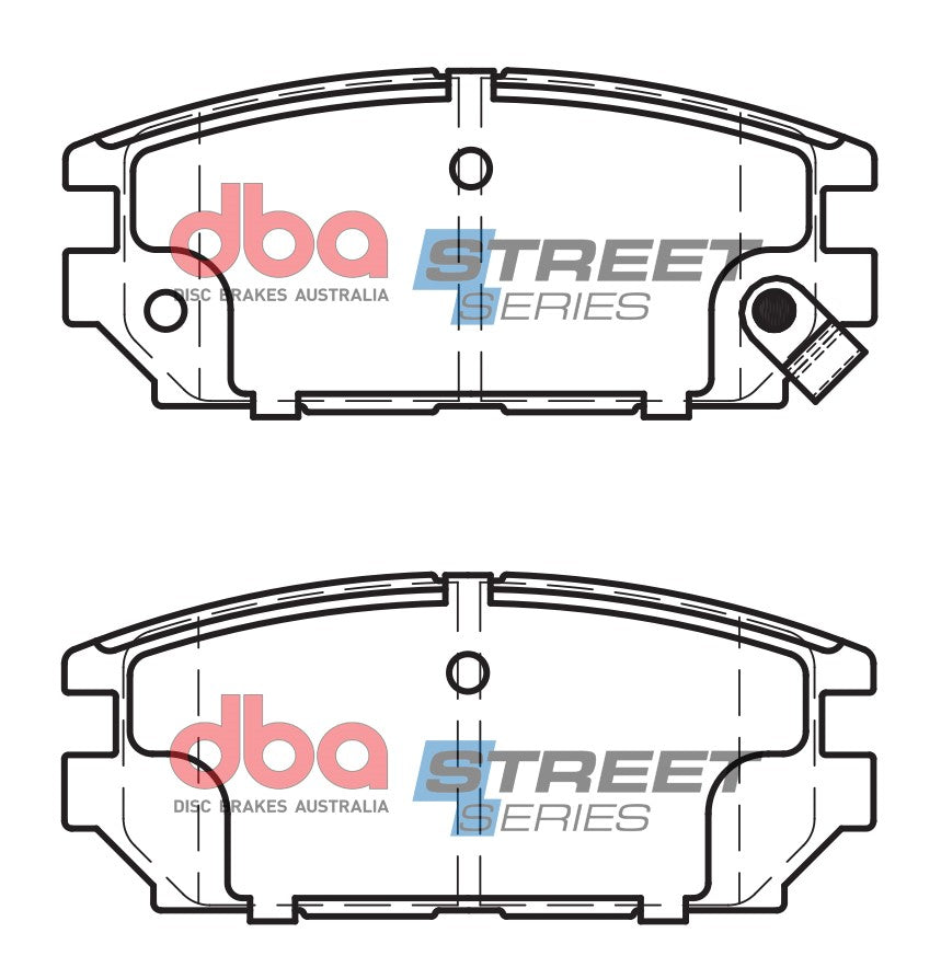 Placute Frana DBA Street Series Ceramic Spate Mitsubishi Galant DB1238SS