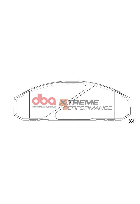 Placute Frana DBA Xtreme Performance Fata Nissan Patrol DB1257XP