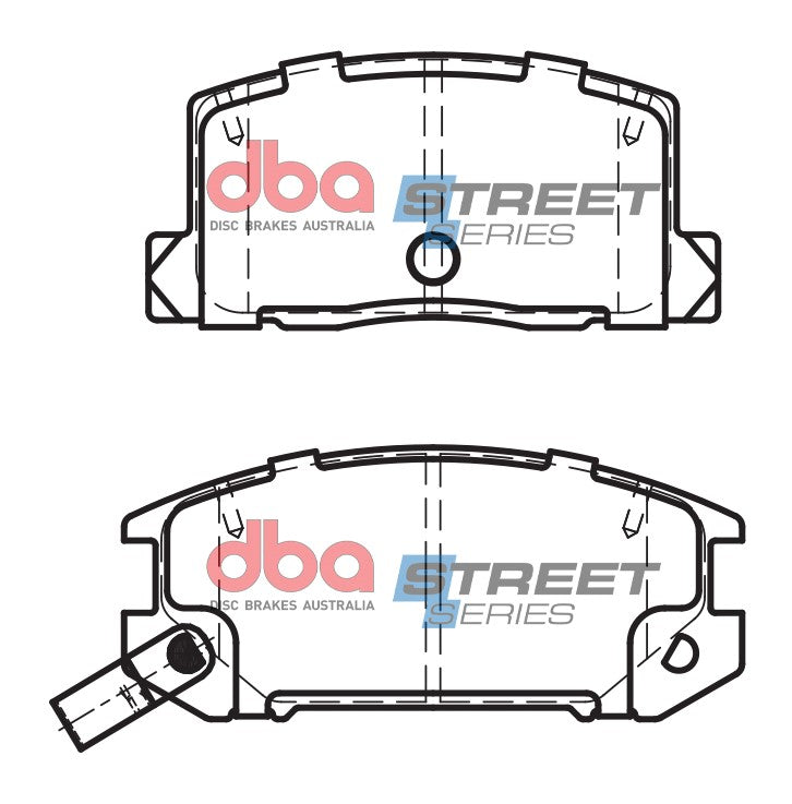 Placute Frana DBA Street Series Ceramic Spate Toyota MR2 DB1260SS