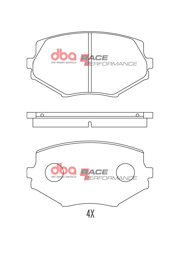 Placute Frana DBA Race Performance Fata Mazda MX-5 DB1282RP