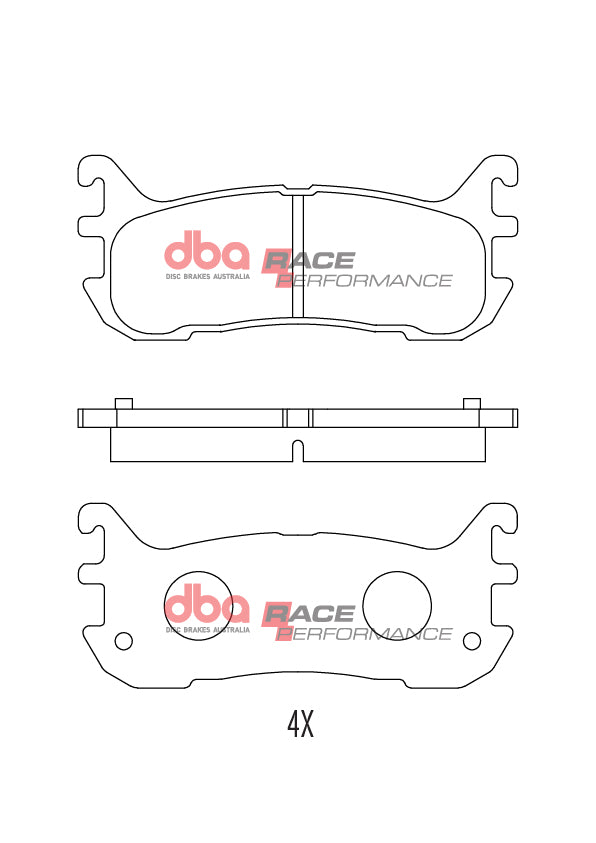Placute Frana DBA Race Performance Spate Mazda MX-5 DB1283RP