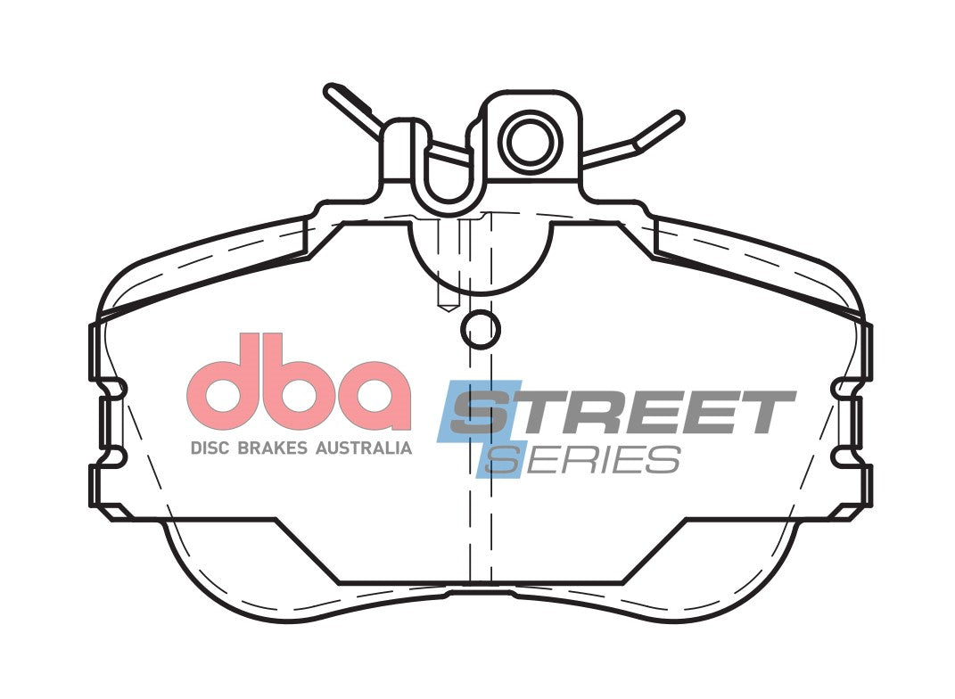 Placute Frana DBA Street Series Ceramic Fata Mercedes-Benz C-Class DB1295SS