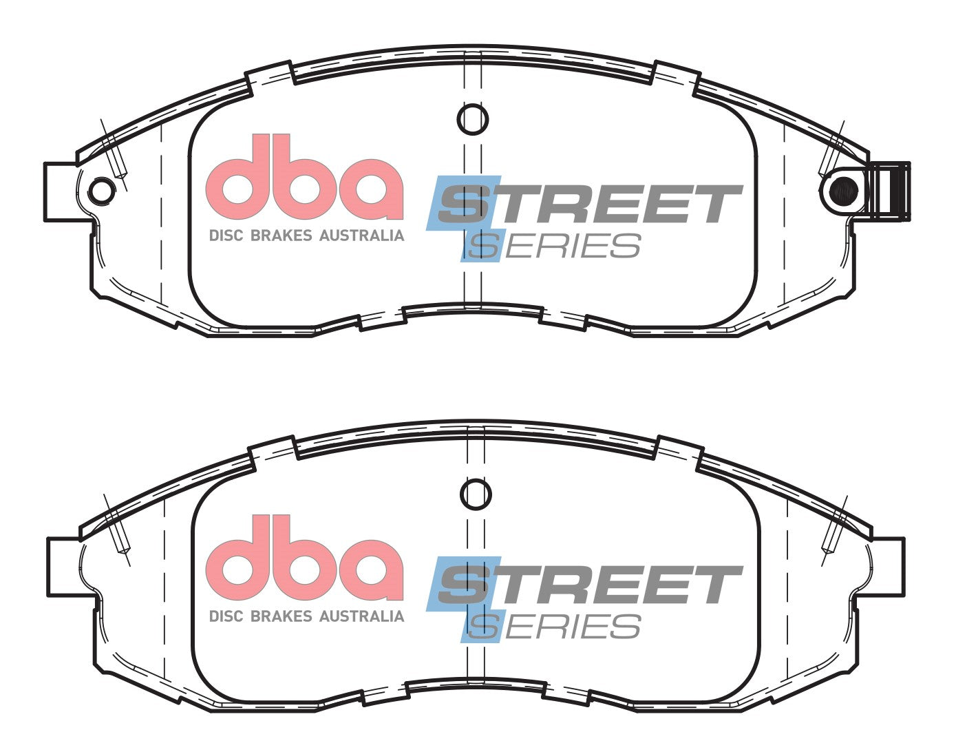 Placute Frana DBA Street Series Ceramic Fata DB1308SS