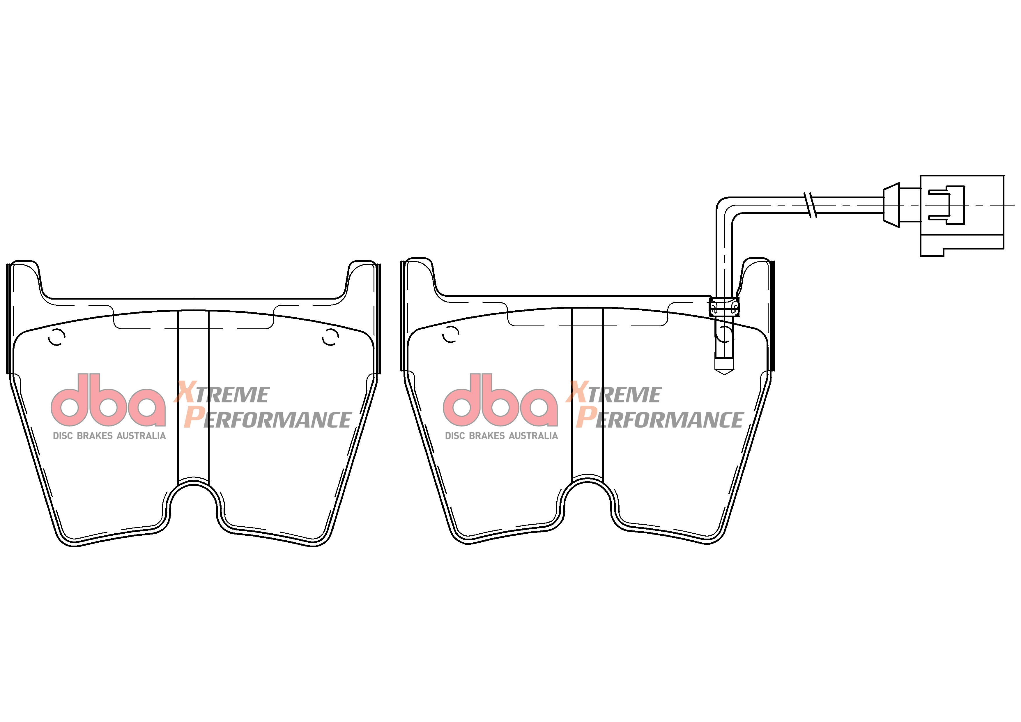 Placute Frana DBA Xtreme Performance Fata Audi RS3 DB15005XP