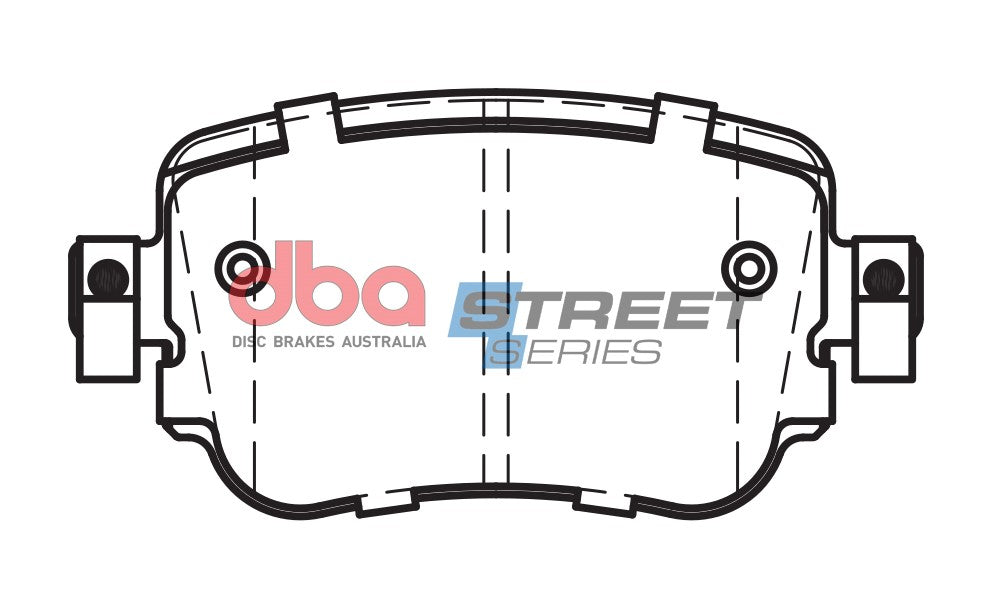 Placute Frana DBA Street Series Ceramic Spate DB15009SS