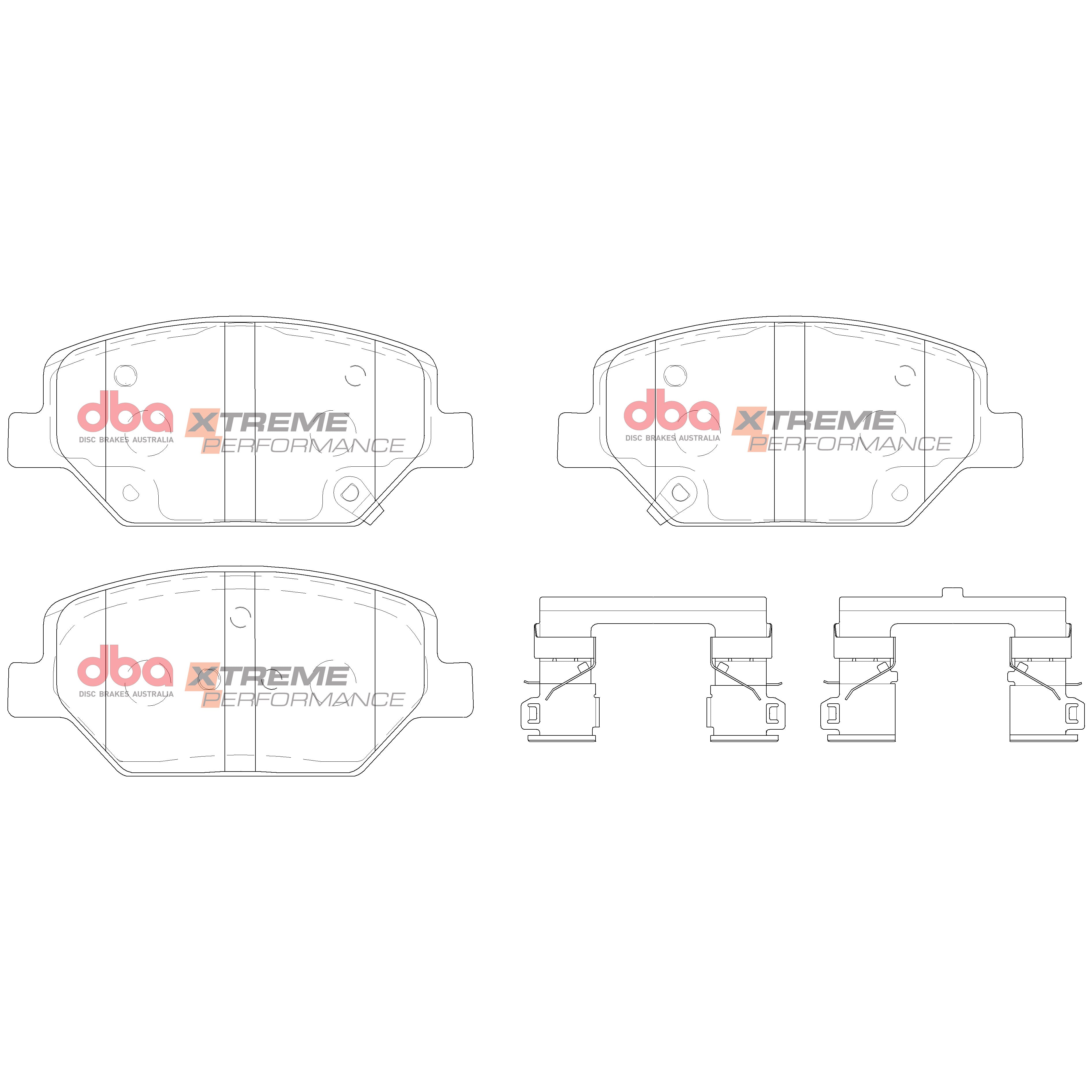 Placute Frana DBA Xtreme Performance Fata Opel Insignia DB15017XP