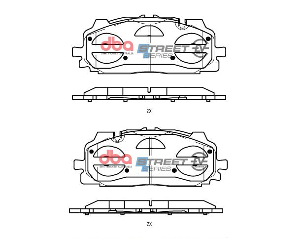 Placute Frana DBA Street Series Fata Audi/Cupra/Volkswagen DB15030SSEV