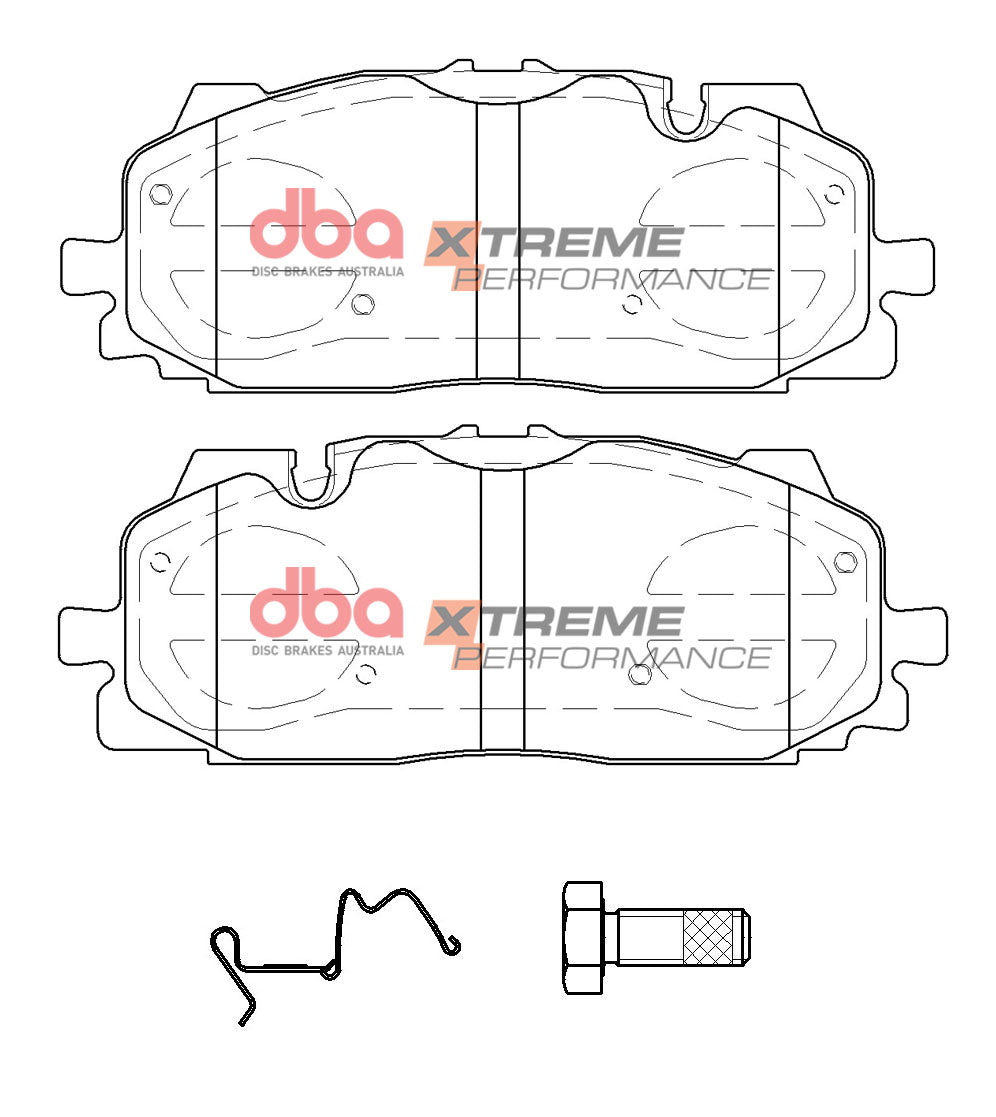 Placute Frana DBA Brake Kit 4000 Series T3 Slotted & Xtreme Performance (2x DBA43014S + DB15030XP) Fata Audi/Volkswagen DBA43014S-15030XP
