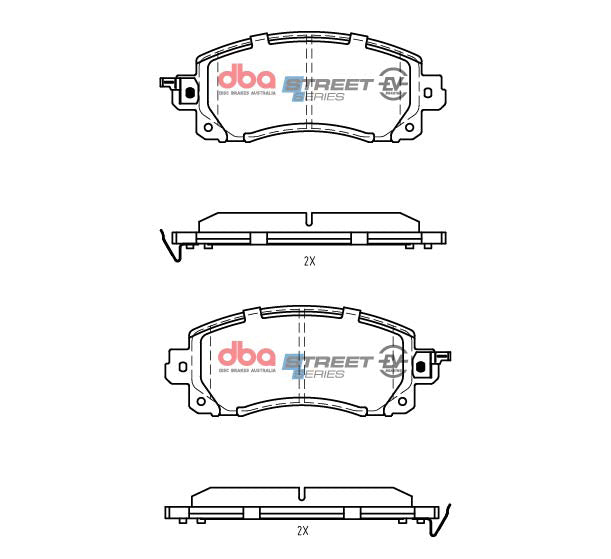 Placute Frana DBA Subaru Forester Hybrid / EX Hybrid 2019 On F Fata Subaru Impreza / Subaru XV DB15042SSEV