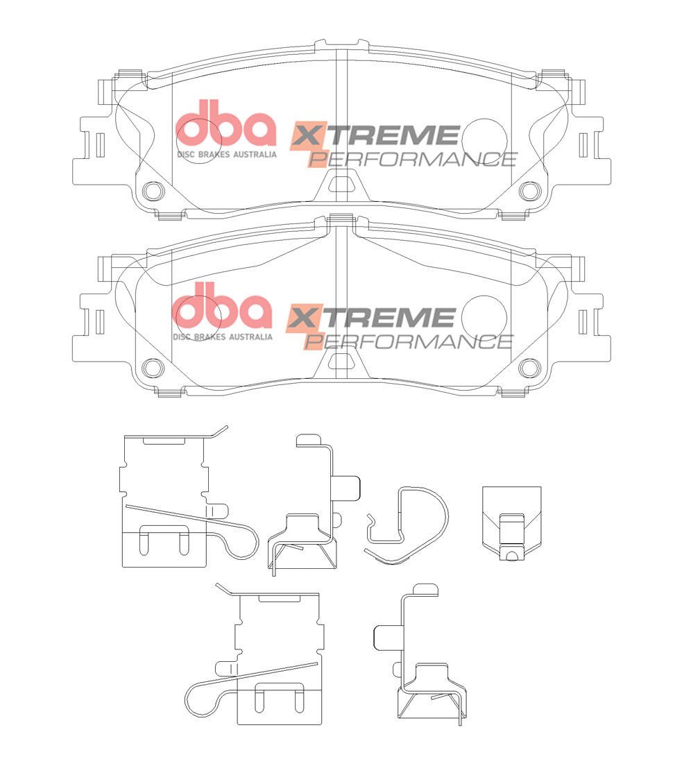 Placute Frana DBA Xtreme Performance Spate DB15078XP