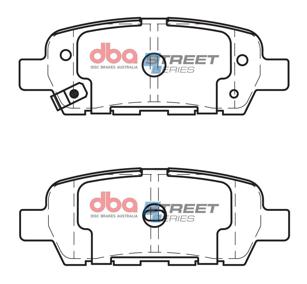 Placute Frana DBA Street Series Ceramic Spate Nissan DB1509SS
