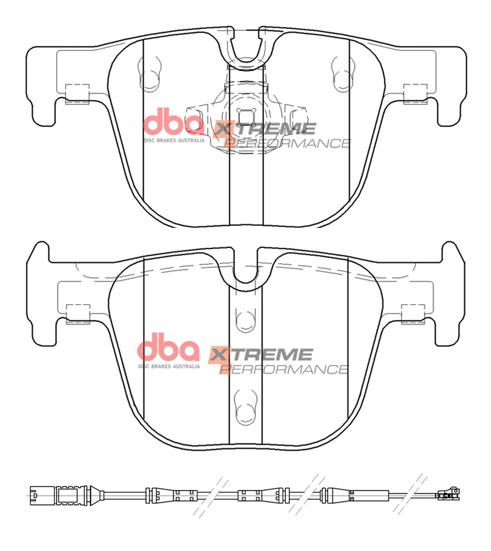 Placute Frana DBA Xtreme Performance Spate BMW Seria 3 / BMW Seria 4 DB15126XP