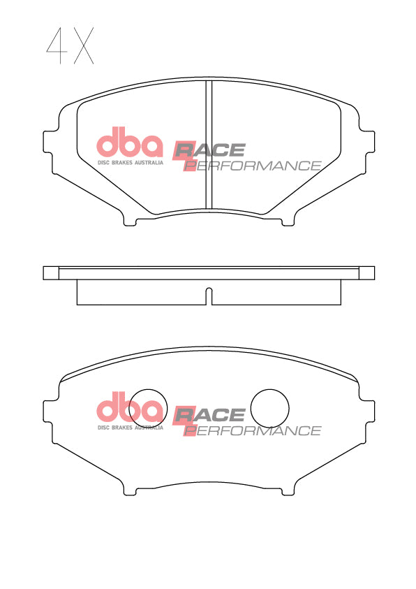 Placute Frana DBA Race Performance Fata Mazda RX-8 DB1513RP