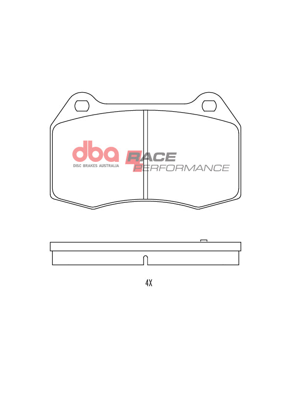 Placute Frana DBA Race Performance Fata Honda/Nissan DB1520RP