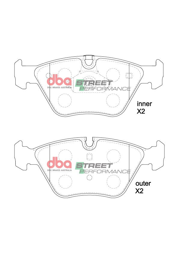Placute Frana DBA Street Performance Fata BMW DB1522SP