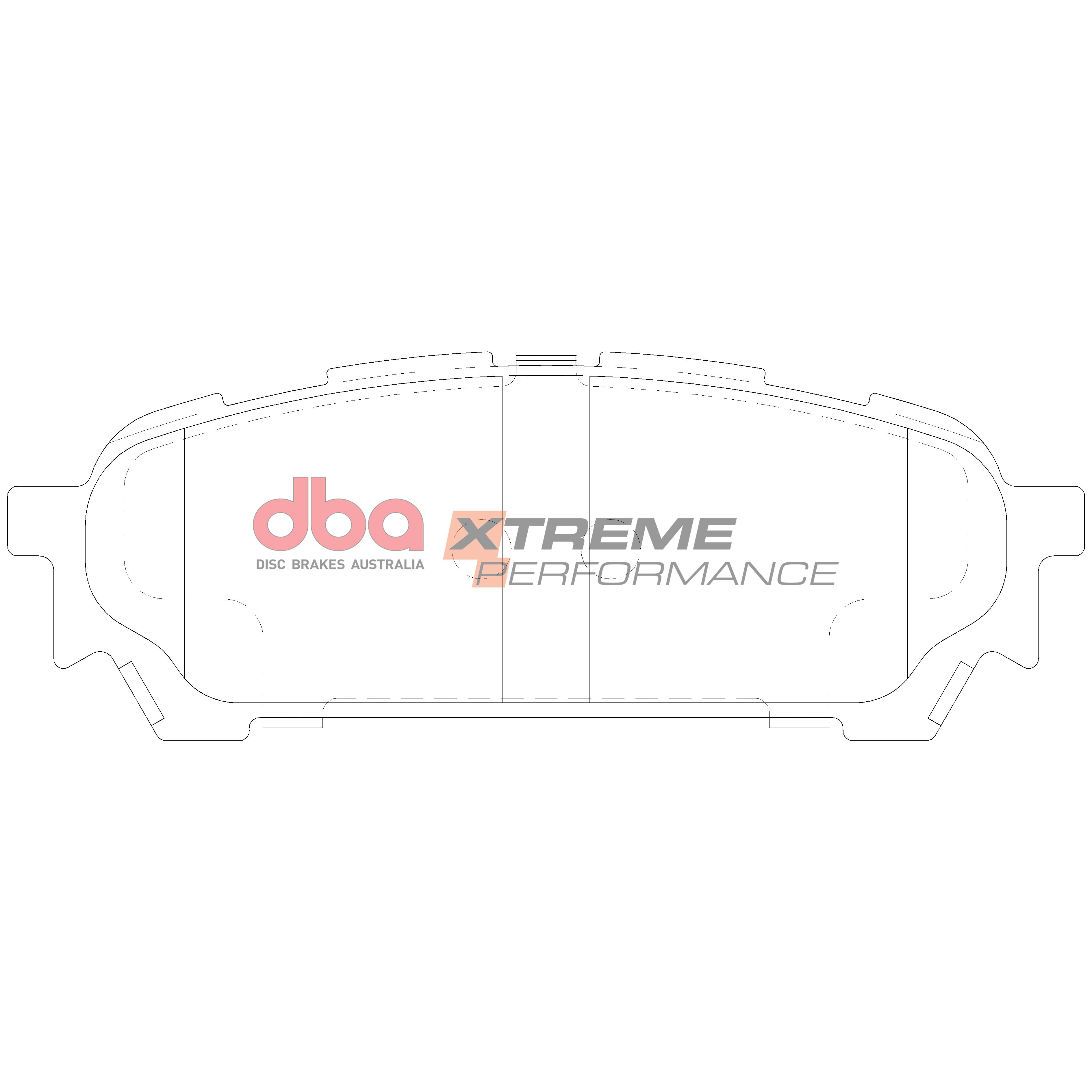 Placute Frana DBA Xtreme Performance Spate Subaru Forester / Subaru Impreza DB1672XP