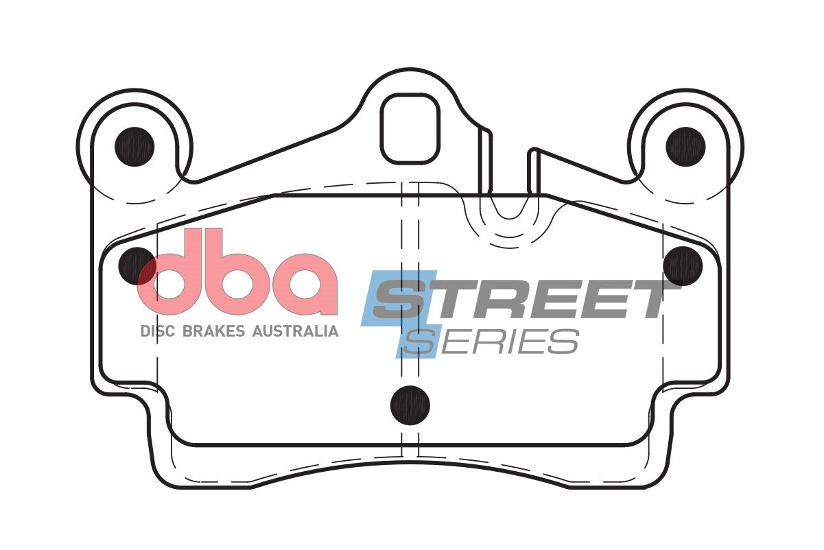 Placute Frana DBA Street Series Ceramic Spate Audi/Porsche/Volkswagen DB1677SS
