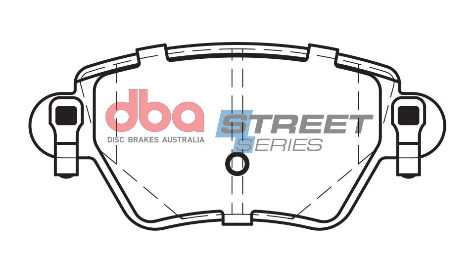 Placute Frana DBA Street Series Ceramic Spate Ford Mondeo DB1697SS