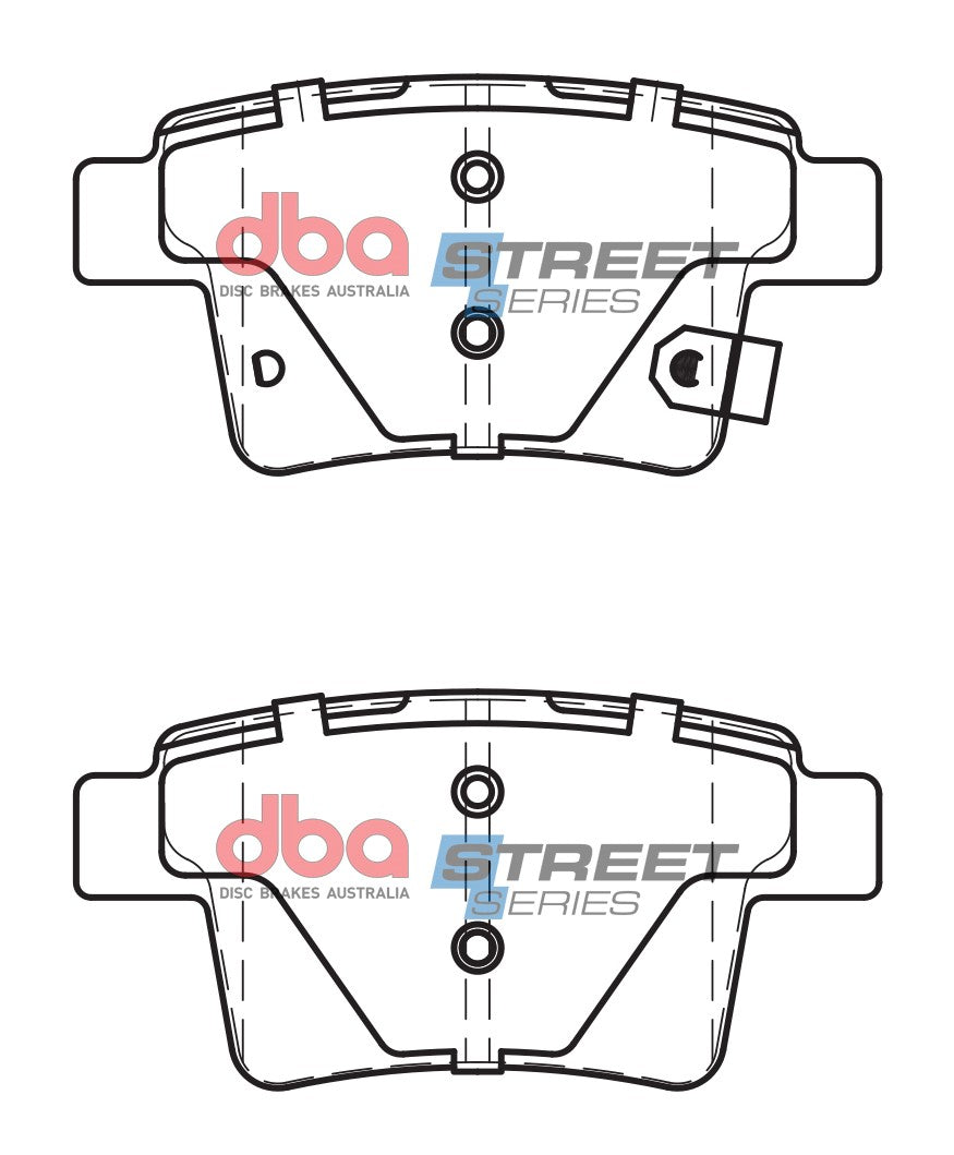 Placute Frana DBA Street Series Ceramic Spate Ford Mondeo DB1713SS
