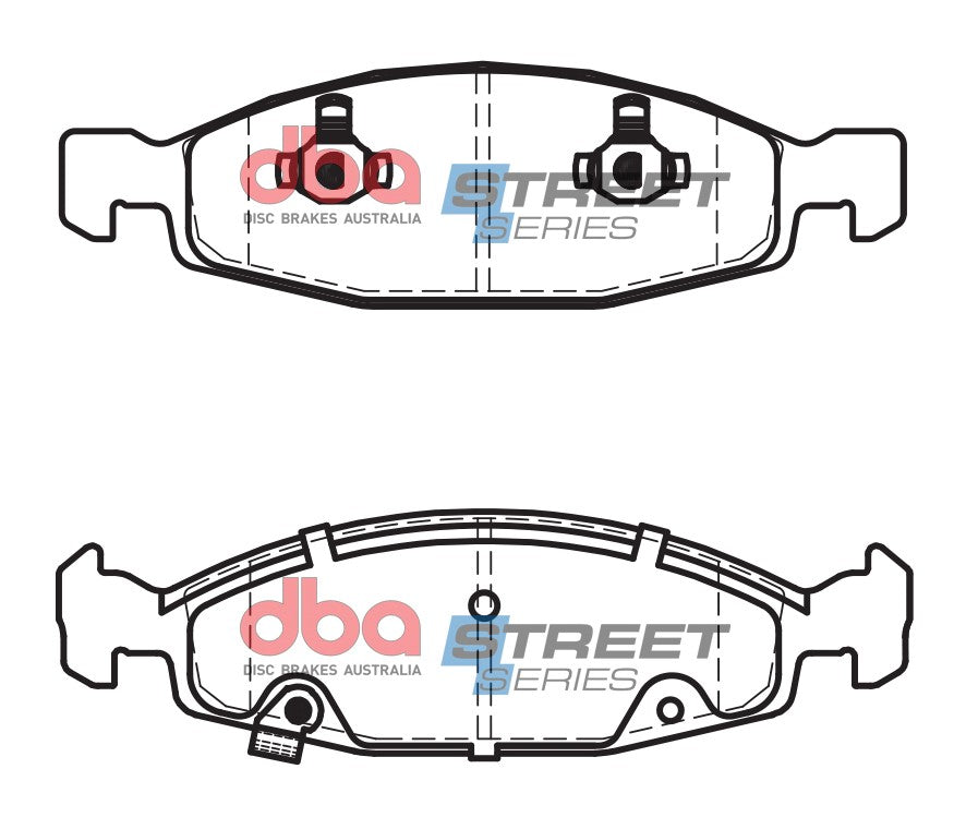 Placute Frana DBA Street Series Ceramic Fata Jeep Grand Cherokee DB1715SS