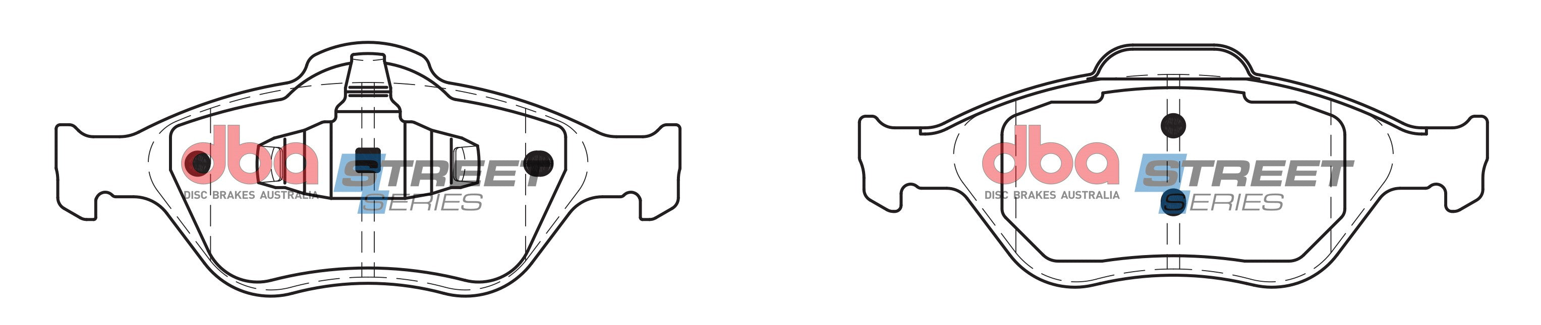 Placute Frana DBA Street Series Ceramic Fata Ford/Mazda DB1724SS