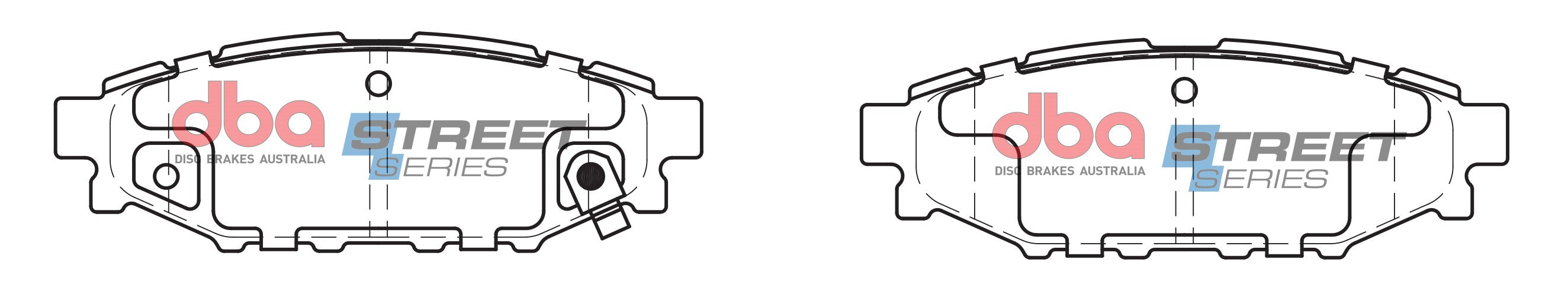 Placute Frana DBA Street Series Ceramic Spate Subaru/Toyota DB1803SS