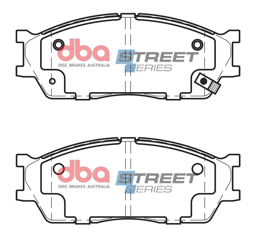 Placute Frana DBA Street Series Ceramic Fata Kia Rio / Kia Shuma DB1805SS