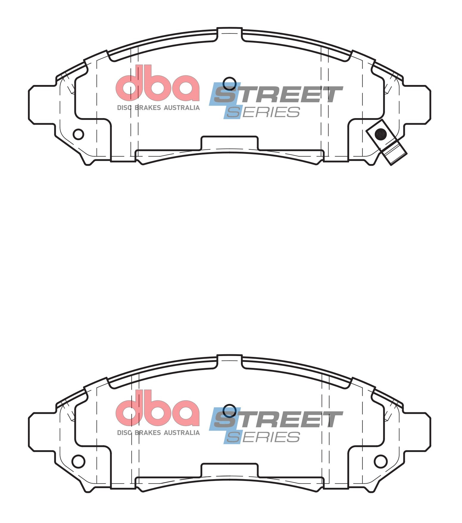 Placute Frana DBA Street Series Ceramic Fata Nissan DB1835SS