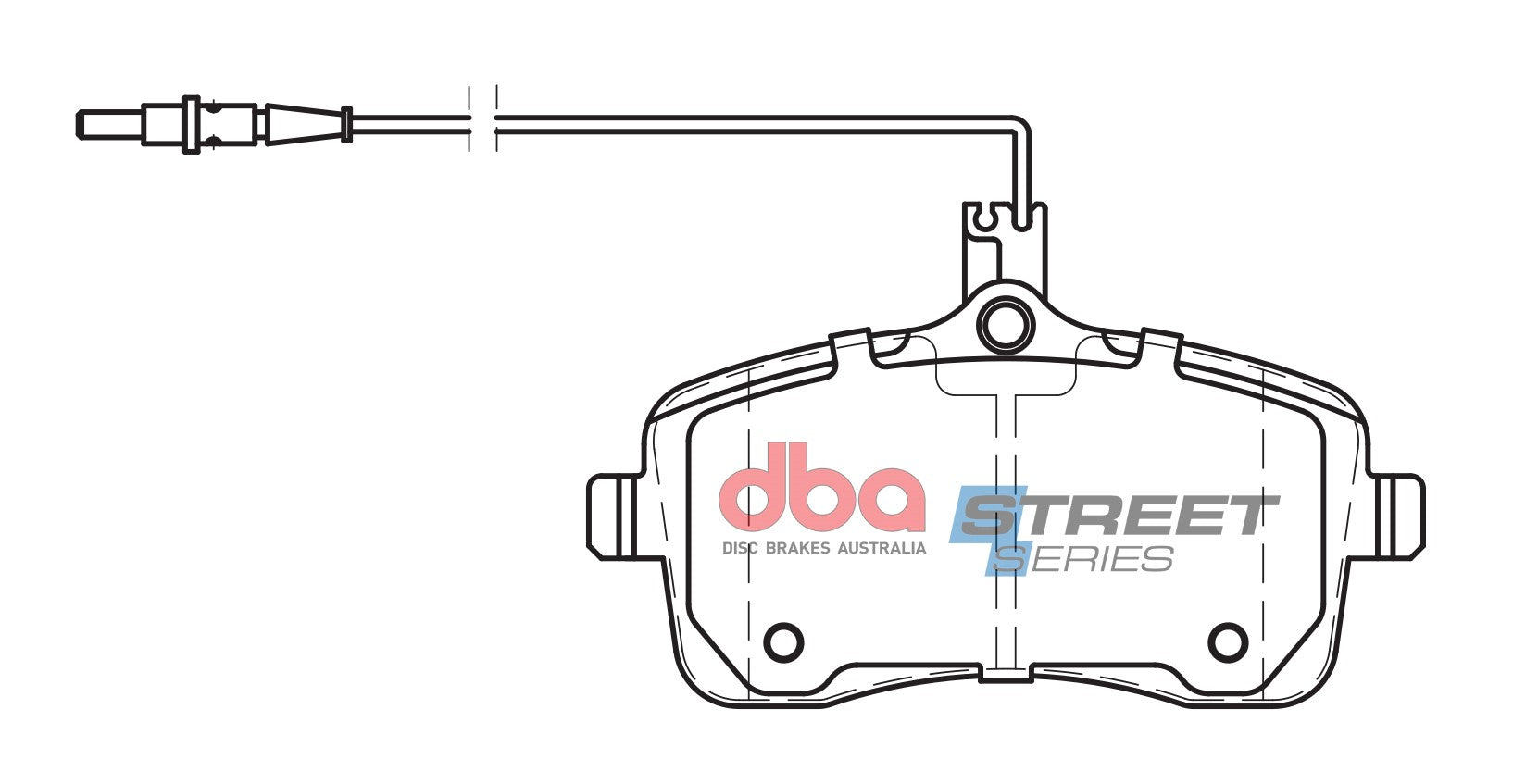Placute Frana DBA Street Series Ceramic Fata Peugeot 407 DB2025SS