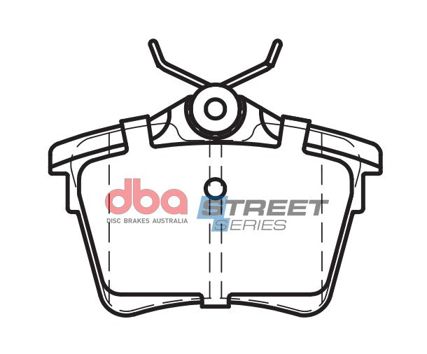 Placute Frana DBA Street Series Ceramic Spate Citroen/Peugeot DB2033SS
