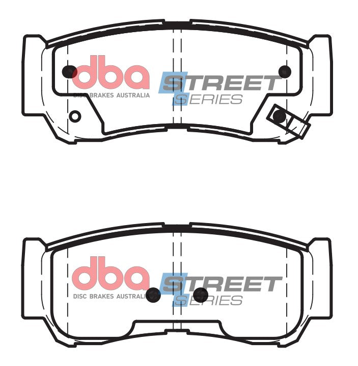Placute Frana DBA Street Series Ceramic Spate Hyundai Santa Fe DB2035SS