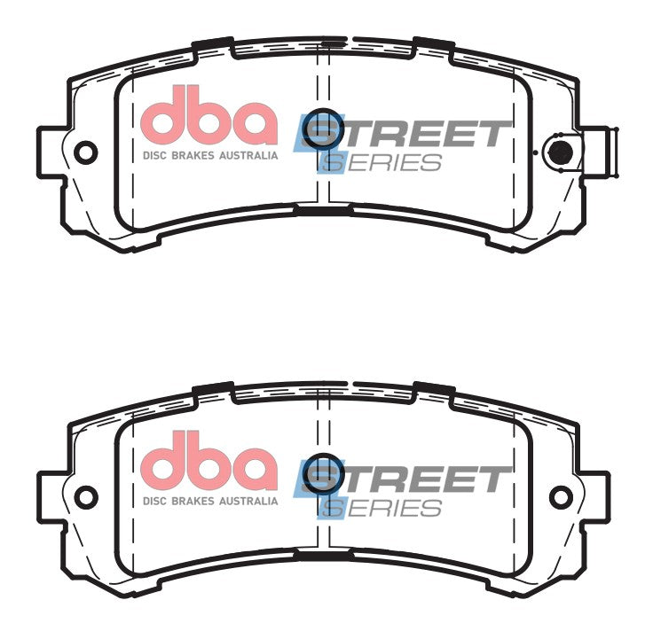 Placute Frana DBA Street Series Ceramic Spate Nissan Patrol DB2060SS