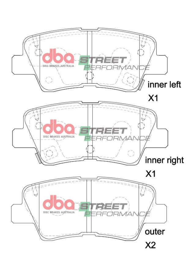 Placute Frana DBA Street Performance Spate Hyundai/Kia DB2076SP
