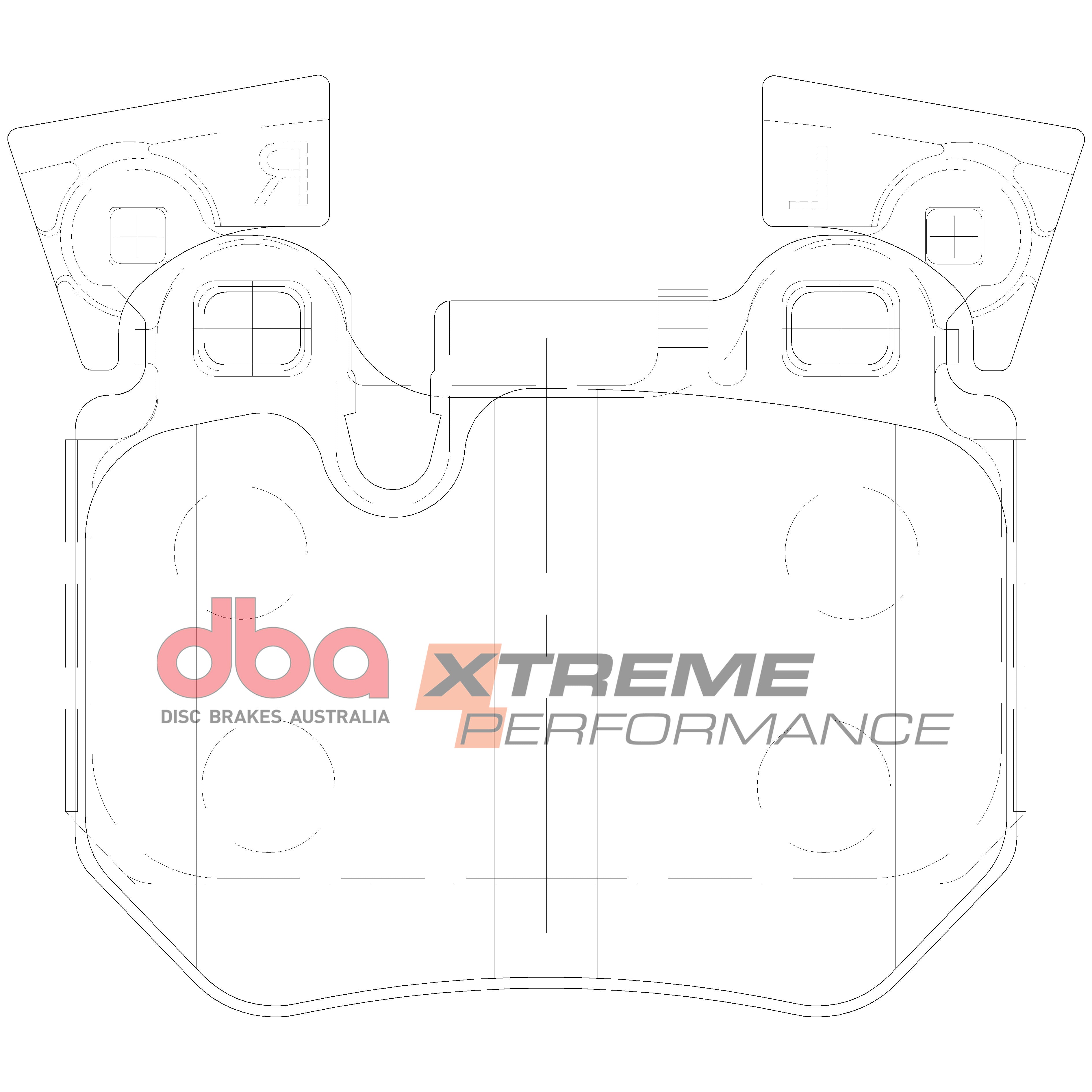 Placute Frana DBA Xtreme Performance Spate BMW Seria 1 DB2196XP