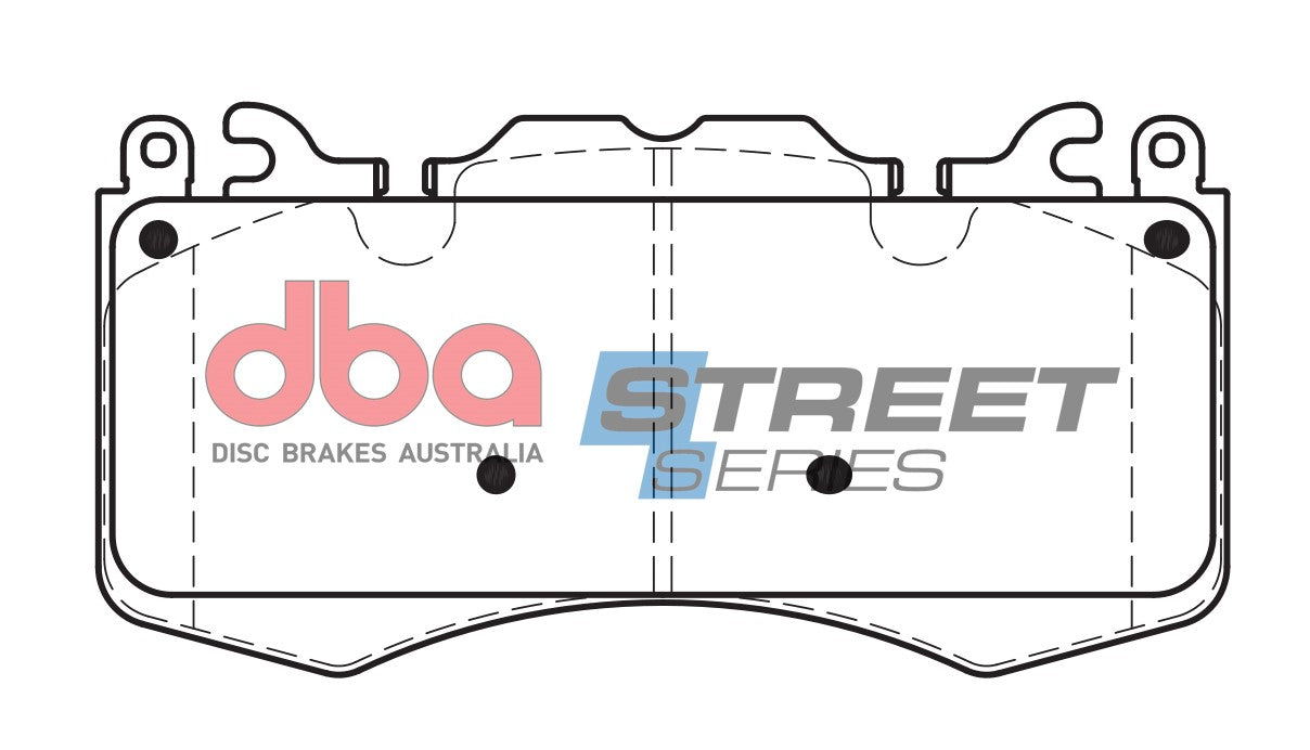 Placute Frana DBA Street Series Semi metallic Fata Land Rover Range Rover Evoque DB2204SS
