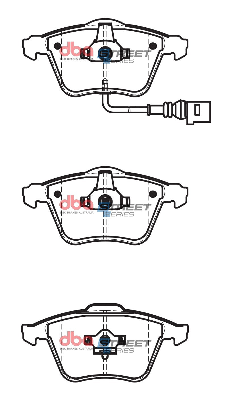 Placute Frana DBA Street Series Ceramic Fata Audi A6 DB2210SS