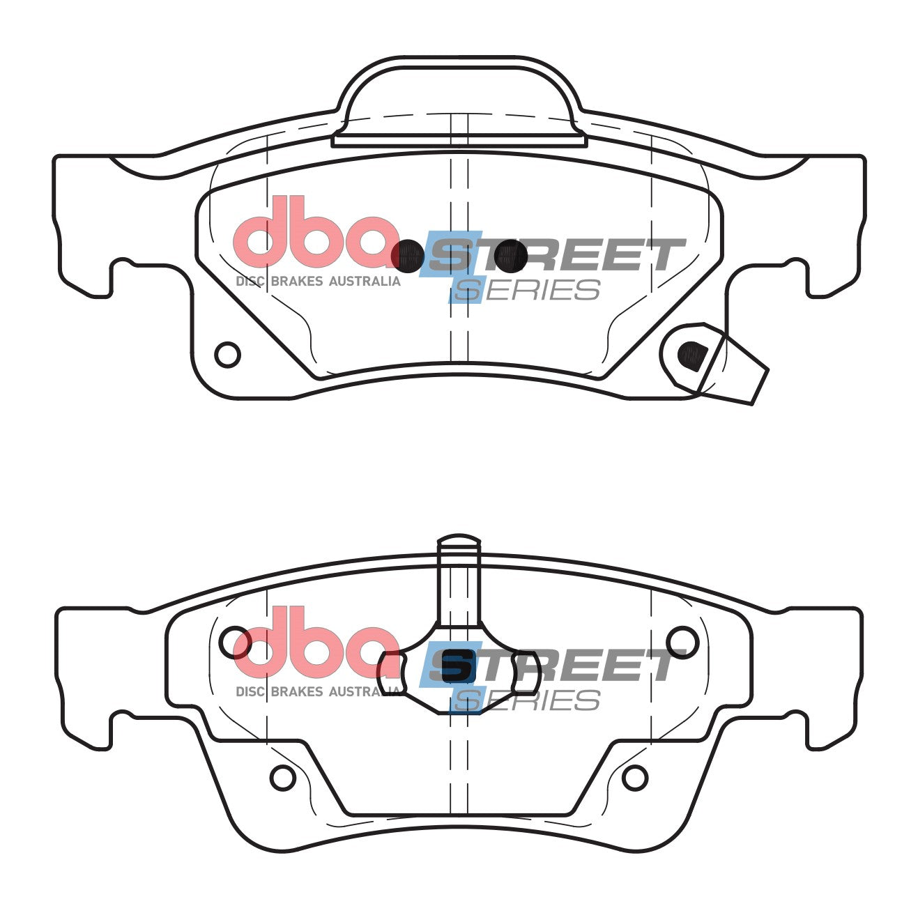 Placute Frana DBA Street Series Ceramic Spate Jeep Grand Cherokee DB2217SS