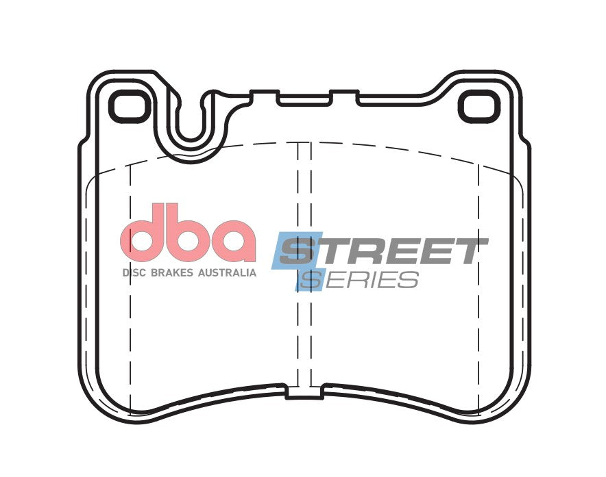 Placute Frana DBA Street Series Ceramic Fata Mercedes-Benz DB2235SS