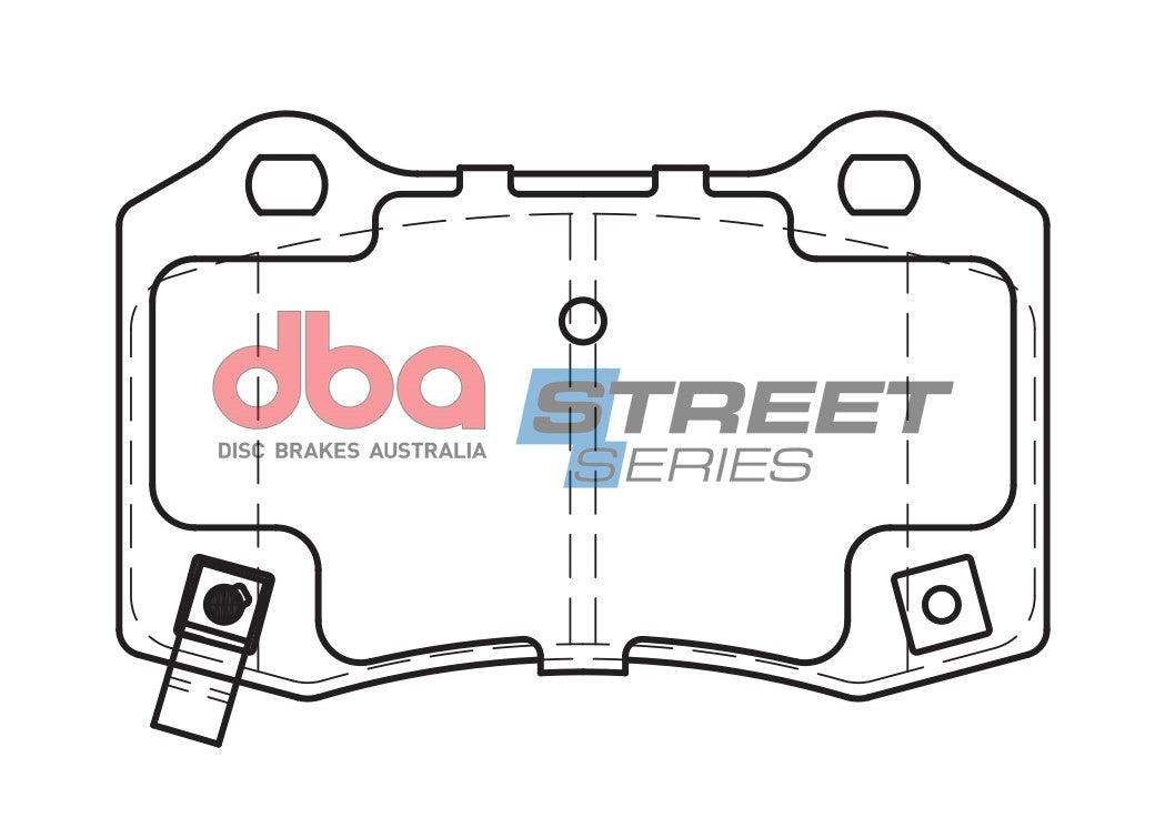 Placute Frana DBA Street Series Ceramic Spate Chrysler/Jeep/Tesla DB2260SS