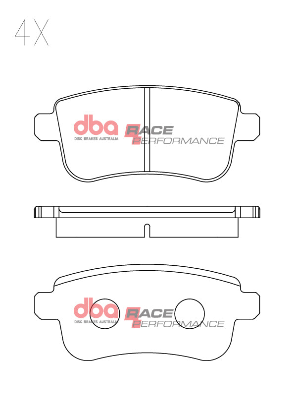 Placute Frana DBA Race Performance Spate Renault DB2277RP