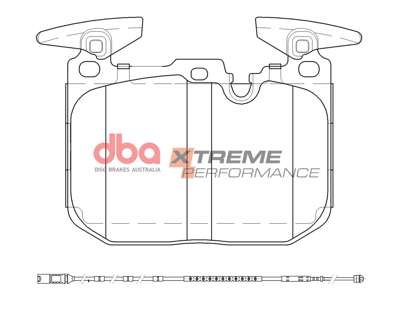 Placute Frana DBA Brake Kit 4000 Series T3 Slotted & Xtreme Performance (2x DBA42286S + DB2299XP) Fata BMW Seria 3 / BMW Seria 4 DBA42286S-2299XP