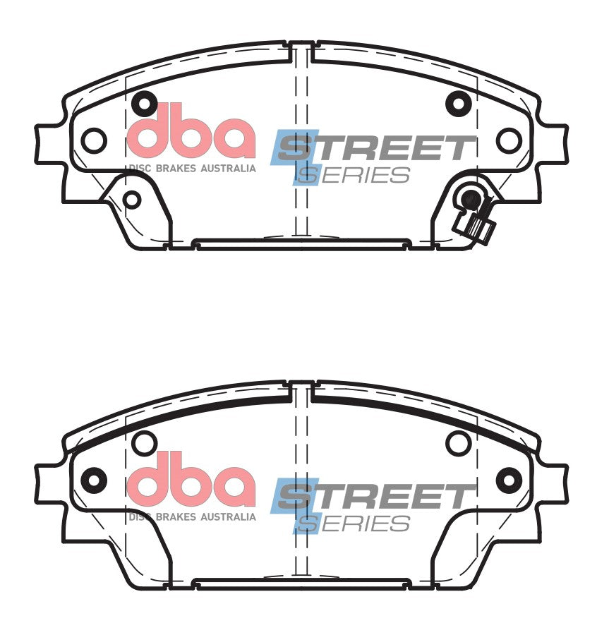 Placute Frana DBA Street Series Ceramic Fata Mazda Mazda 3 DB2330SS